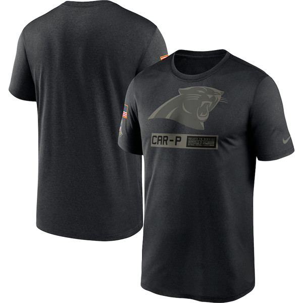 Men's Carolina Panthers Black NFL 2020 Salute To Service Performance T-Shirt Men's Carolina Panthers Black NFL 2020 Salute To Service Performance T-Shirt